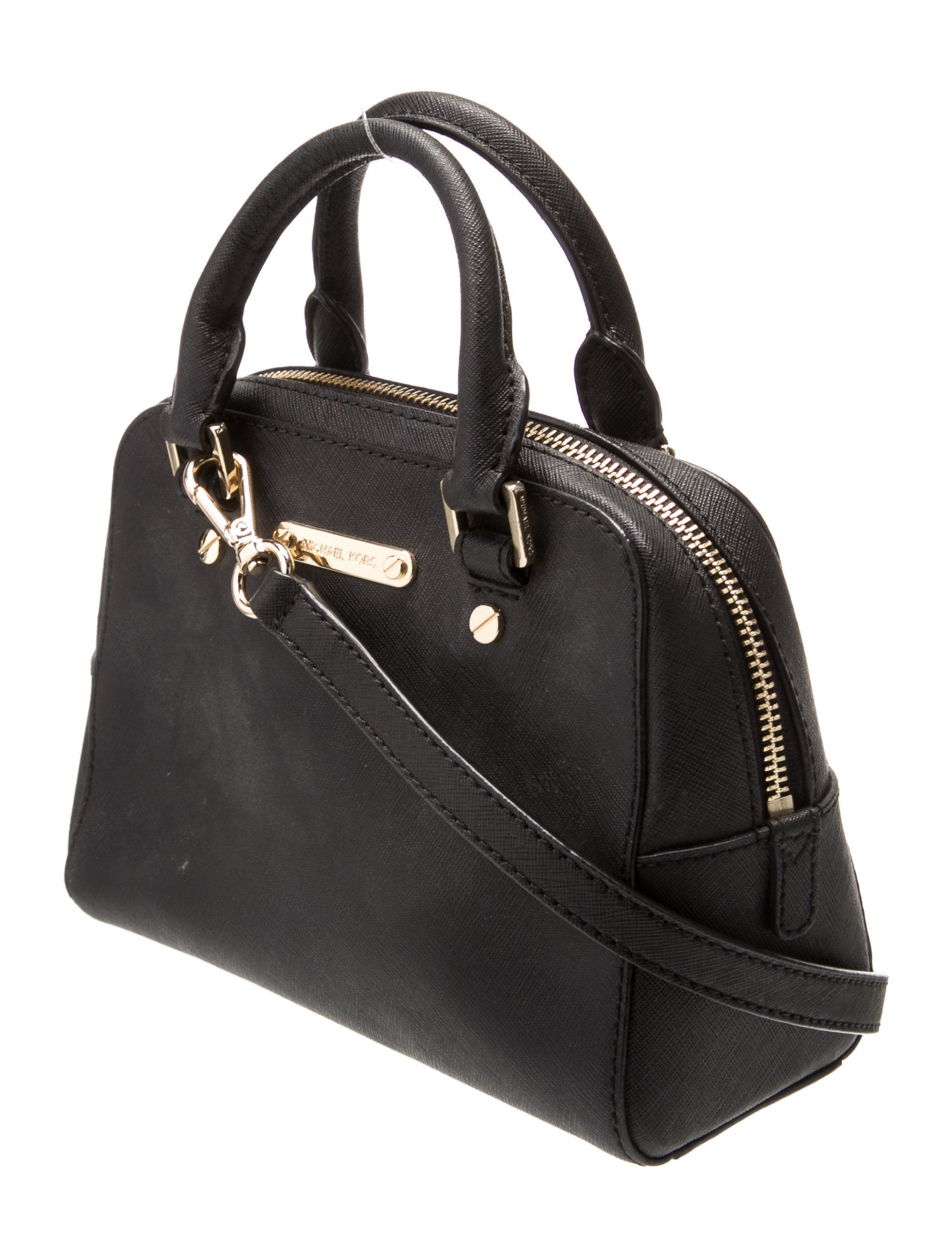 Michael Michael Kors Saffiano Leather Top Handle Bag